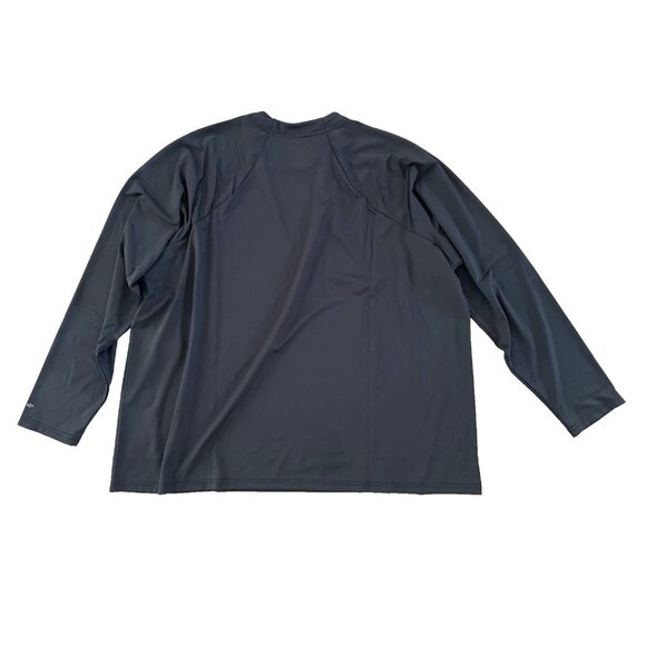 Nike Essential Dri-FIT Nessa376 Hydroguard Swim Top Black ( 3X ) - Picture 3 of 3